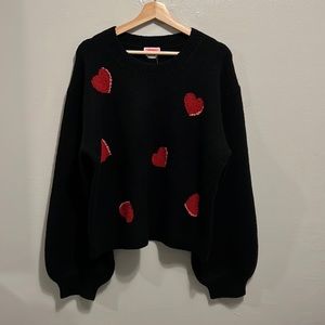 kate spade heart pop sweater